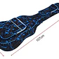 Funda Guitarra Acústica Music Style Estuche Express Color Azul - Miniatura 4