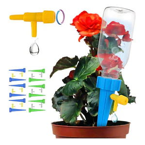 Estacas Riego Goteo Tlt Celeste 12 Uds Ajustable Para Botellas