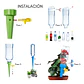 Estacas Riego Goteo Tlt Celeste 12 Uds Ajustable Para Botellas - Miniatura 9