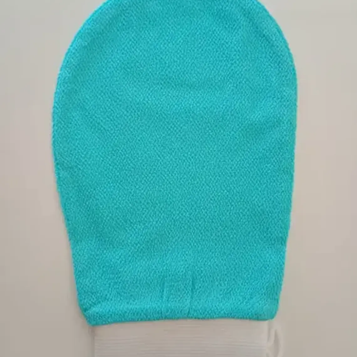 Guante Exfoliador Ducha Spa Colores Calidad Unidad Color Celeste 2
