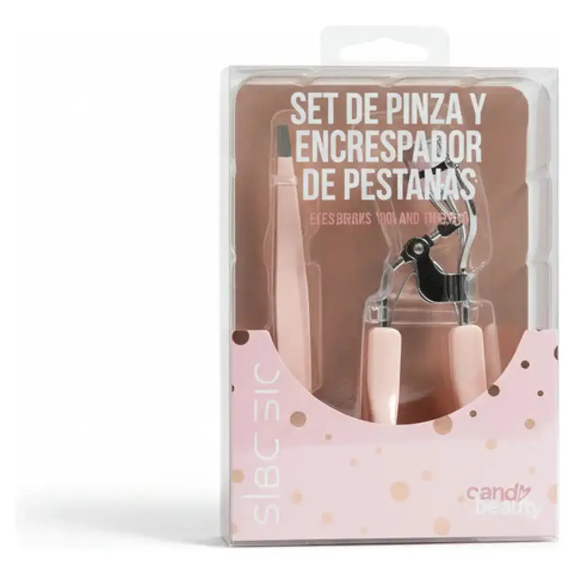 Set Pinza Y Encrespador De Pestañas Candy Beauty 1