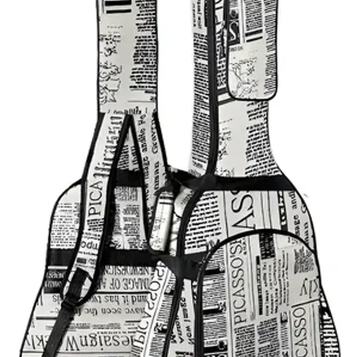 Funda Guitarra Acústica Music Style Estuche Express Color Beige 1