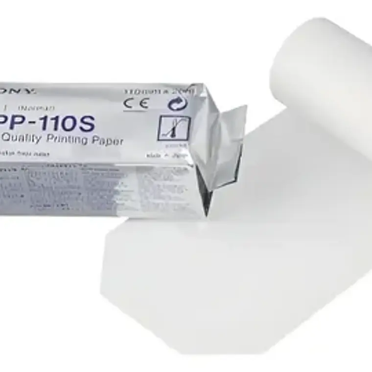 Papel Térmico Upp 110-s Para Video Impresora Sony Calidad Blanco 1
