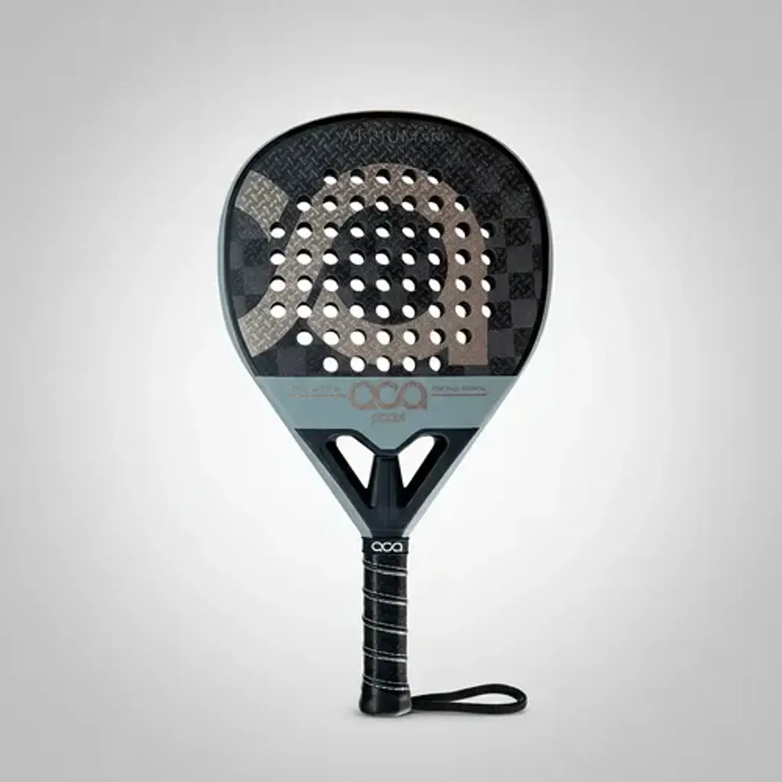 Pala De Pádel Aca Padel Atrium Ltd Azul Claro Gris 6