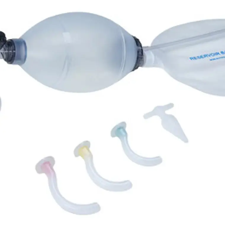 Resucitador Manual Ambu Mayor Capacidad Con Cánulas Edades 11
