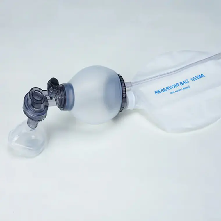 Resucitador Manual Ambu Mayor Capacidad Con Cánulas Edades 14