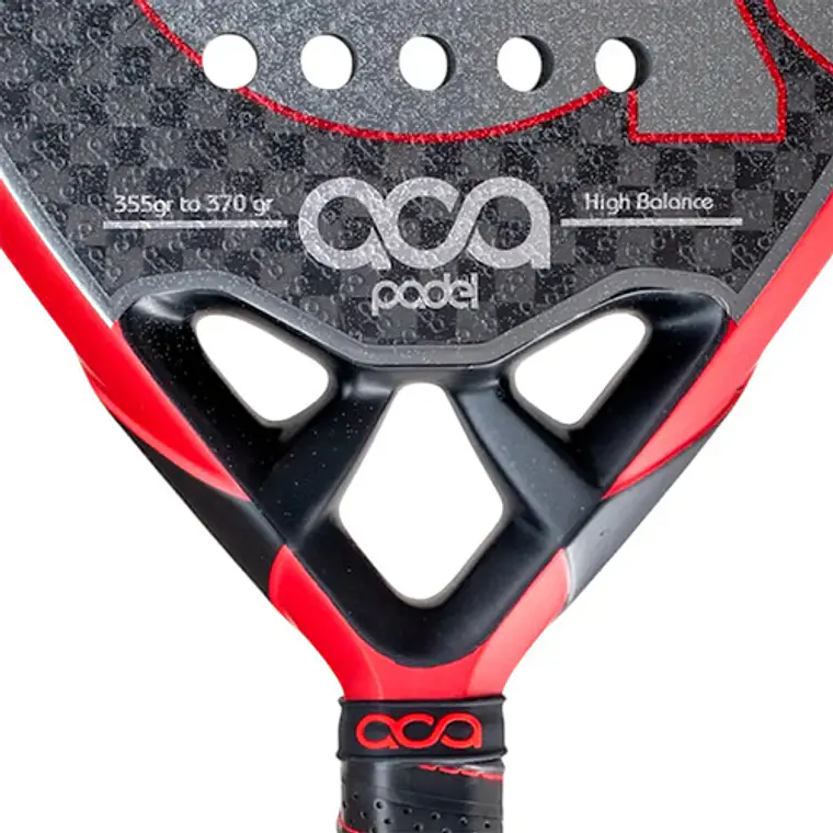 Pala De Pádel Aca Padel Palladium Ltd Color Negro Para Alto Rendimiento 3