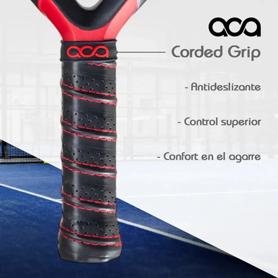Pala De Pádel Aca Padel Palladium Ltd Color Negro Para Alto Rendimiento 7