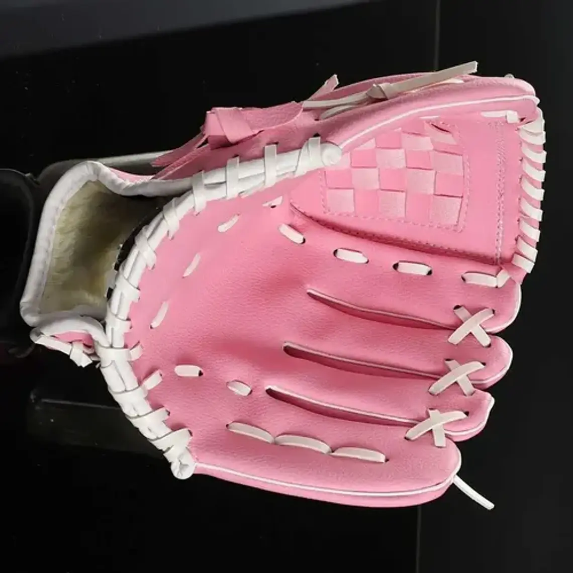 Guante De Beisbol Para Adulto Y Niños Medidas Deporte Color Rosa Talla 9,5 Pulgadas 2