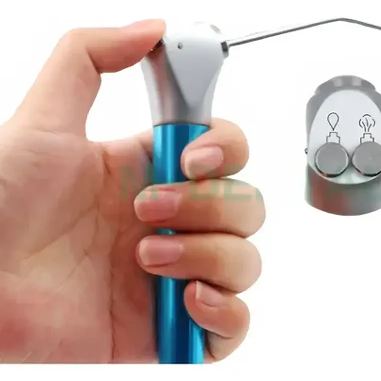 Jeringa Triple Dental Color Azul 2 Puntas En Caja Santiago 2