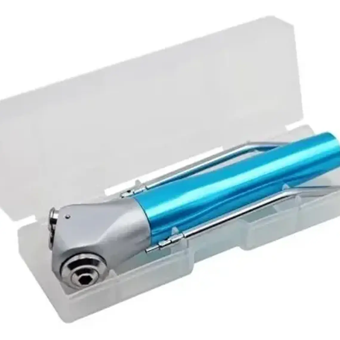 Jeringa Triple Dental Color Azul 2 Puntas En Caja Santiago 4