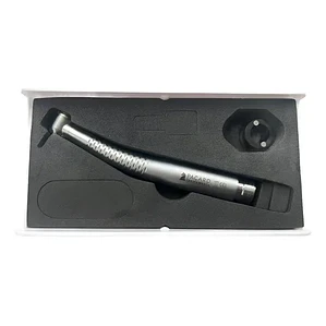 Turbina Dental Push Única 5 Led En Cabezal Premium Pacard Color Plateado Midwest