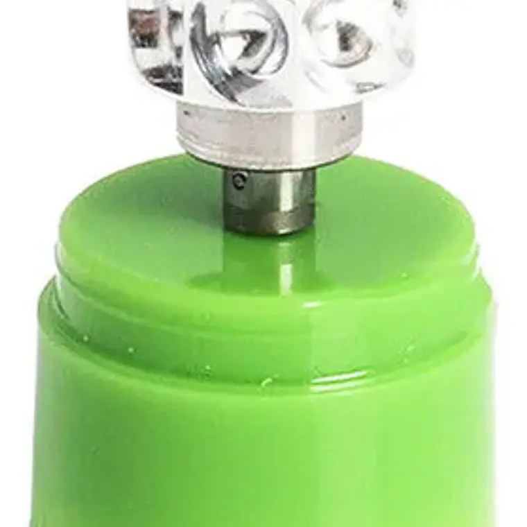 Turbina Dental Push Única 5 Led En Cabezal Premium Pacard Color Plateado Midwest 8