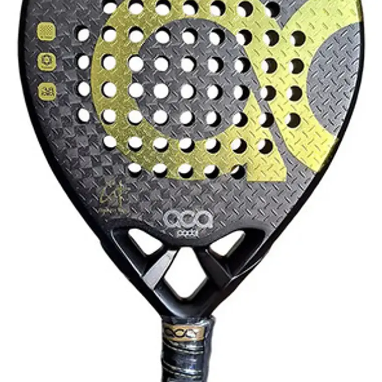 Pala De Pádel Aca Palladium Gold Color Dorado 1