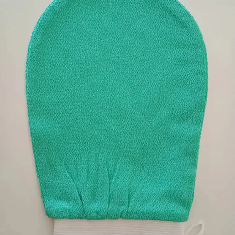 Guante Exfoliador Ducha Spa Colores Calidad Unidad Color Verde Agua 2