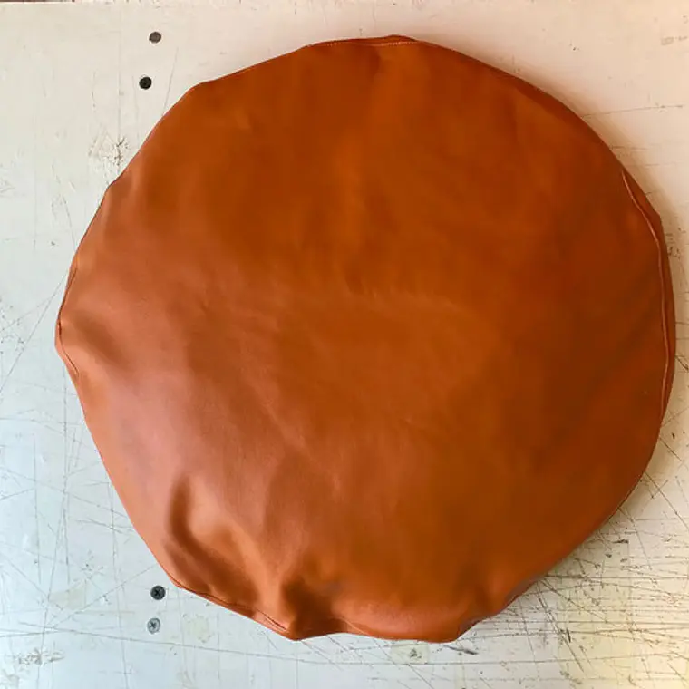 Funda De Cuero Pu Para Sillón Dental Set Calidad Santiago Color Naranjo Terracota 3