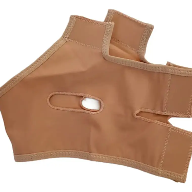 Mentonera Faja Facial Papada Rostro Medidas Flex Recibe Hoy Color Beige Talla S 2
