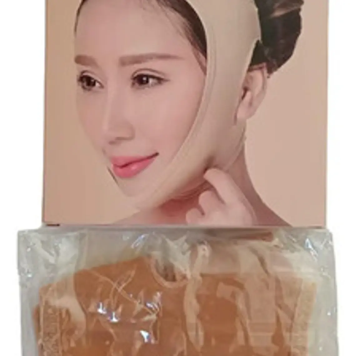 Mentonera Faja Facial Papada Rostro Medidas Flex Recibe Hoy Color Beige Talla S 4