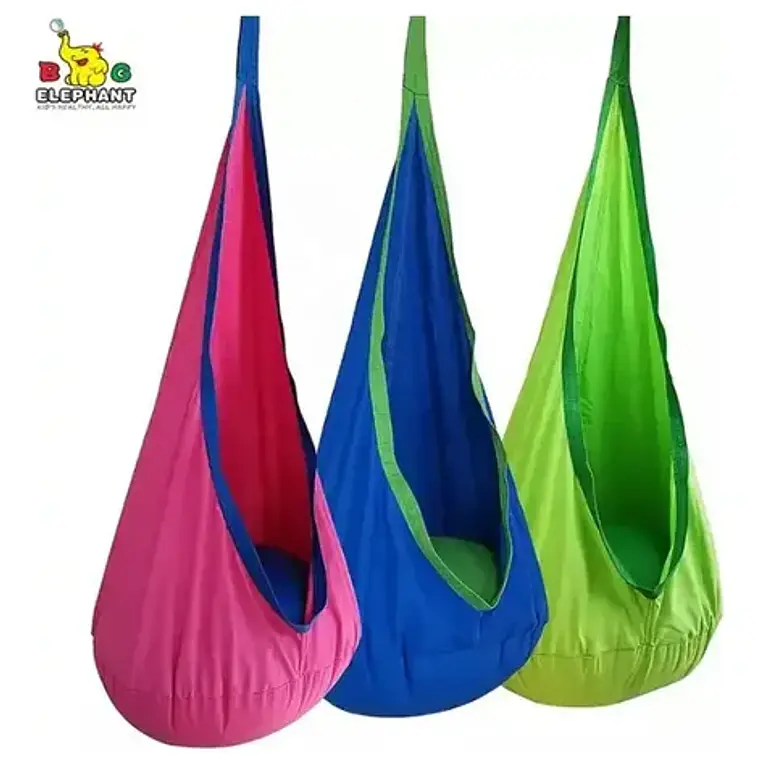 Columpio Sensorial Acolchado Resistente Incluye Anclaje Color Azul 2