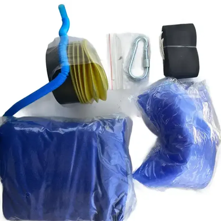 Columpio Sensorial Acolchado Resistente Incluye Anclaje Color Azul 3