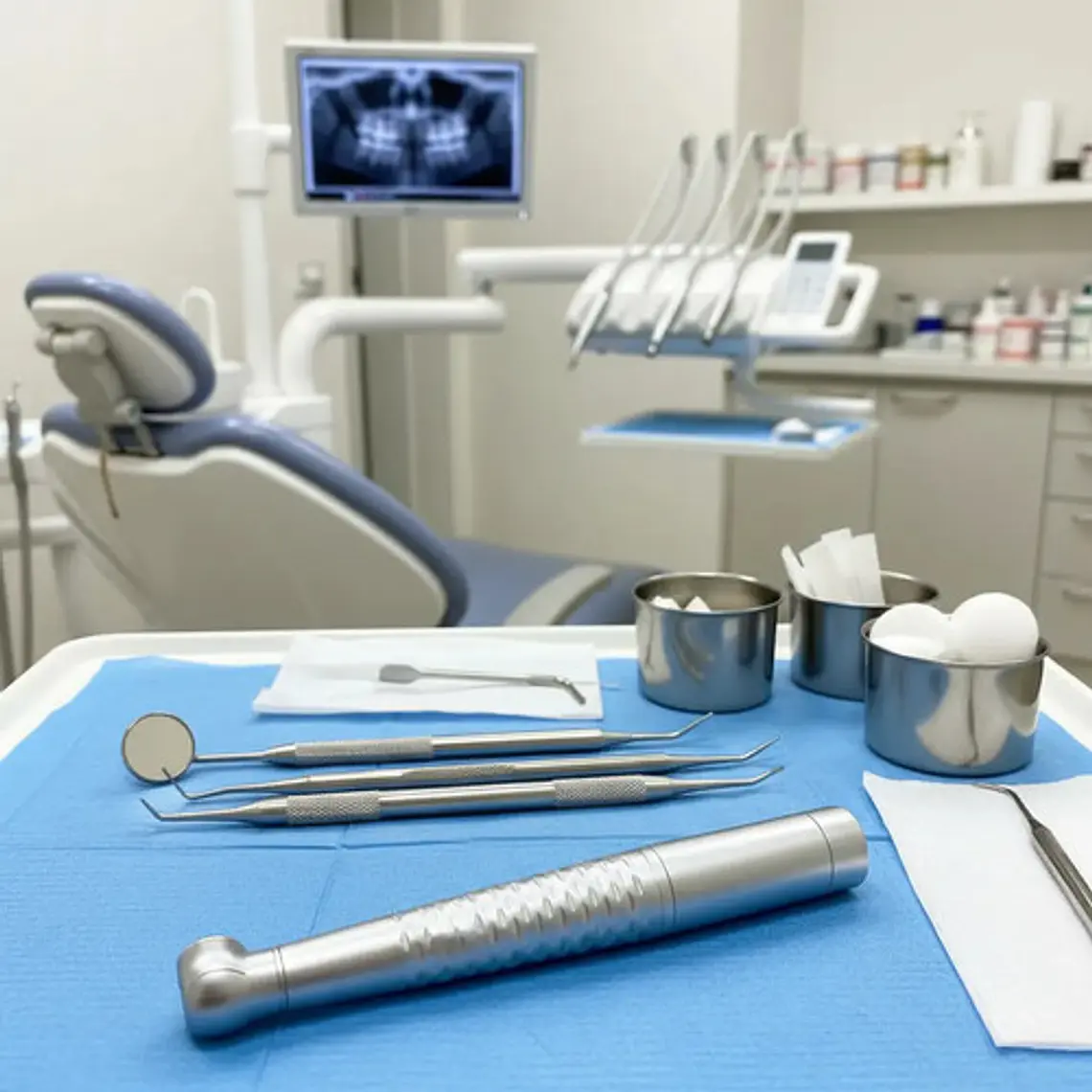 Turbina Dental Push Única 5 Led En Cabezal Premium Pacard Color Plateado Borden 3