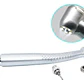 Turbina Dental Push Única 5 Led En Cabezal Premium Pacard Color Plateado Borden - Miniatura 4