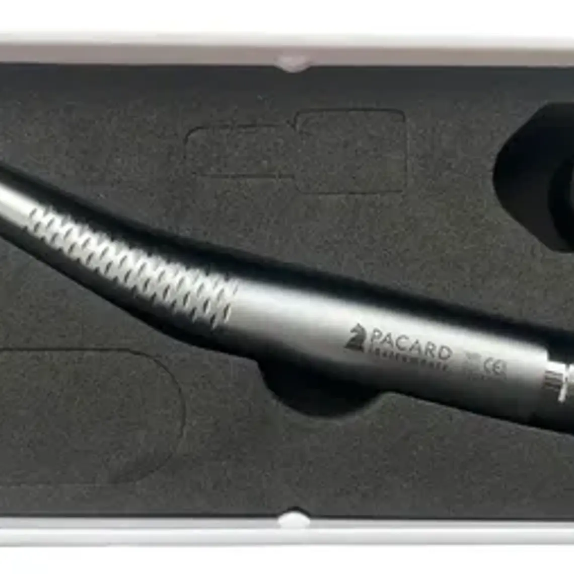 Turbina Dental Push Única 5 Led En Cabezal Premium Pacard Color Plateado Borden 9