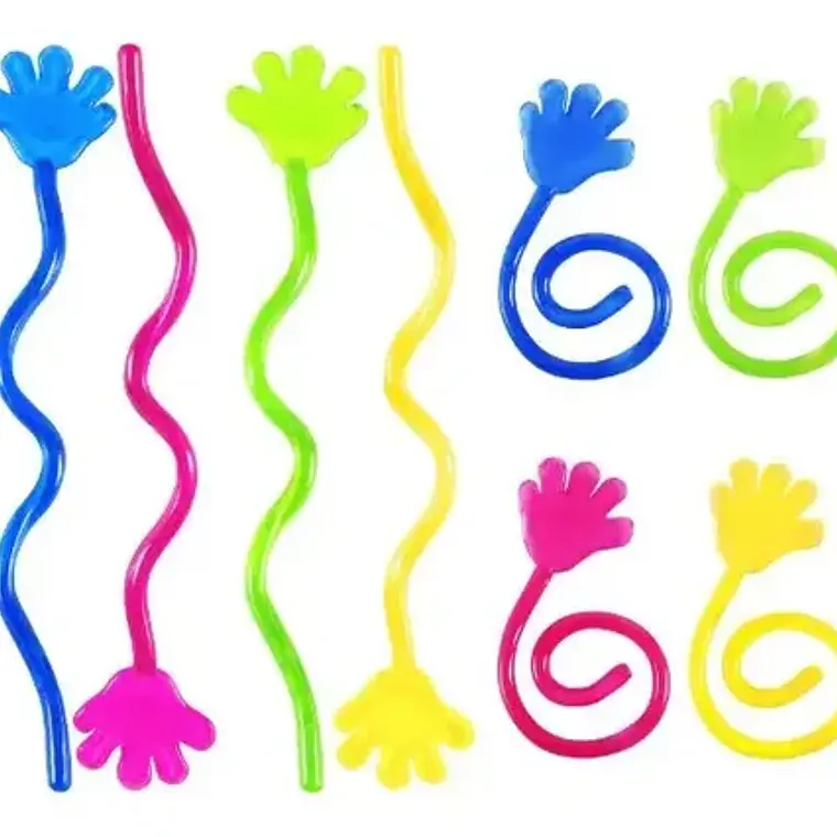 Manos Pegajosas Set 10 Unidades Juguete Pegajoso Colores Random 5