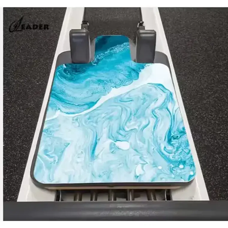 Funda Mat Entrenamiento Pilates Reformer Modelos Color Turqueza Tonos 2