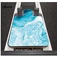 Funda Mat Entrenamiento Pilates Reformer Modelos Color Turqueza Tonos - Miniatura 2