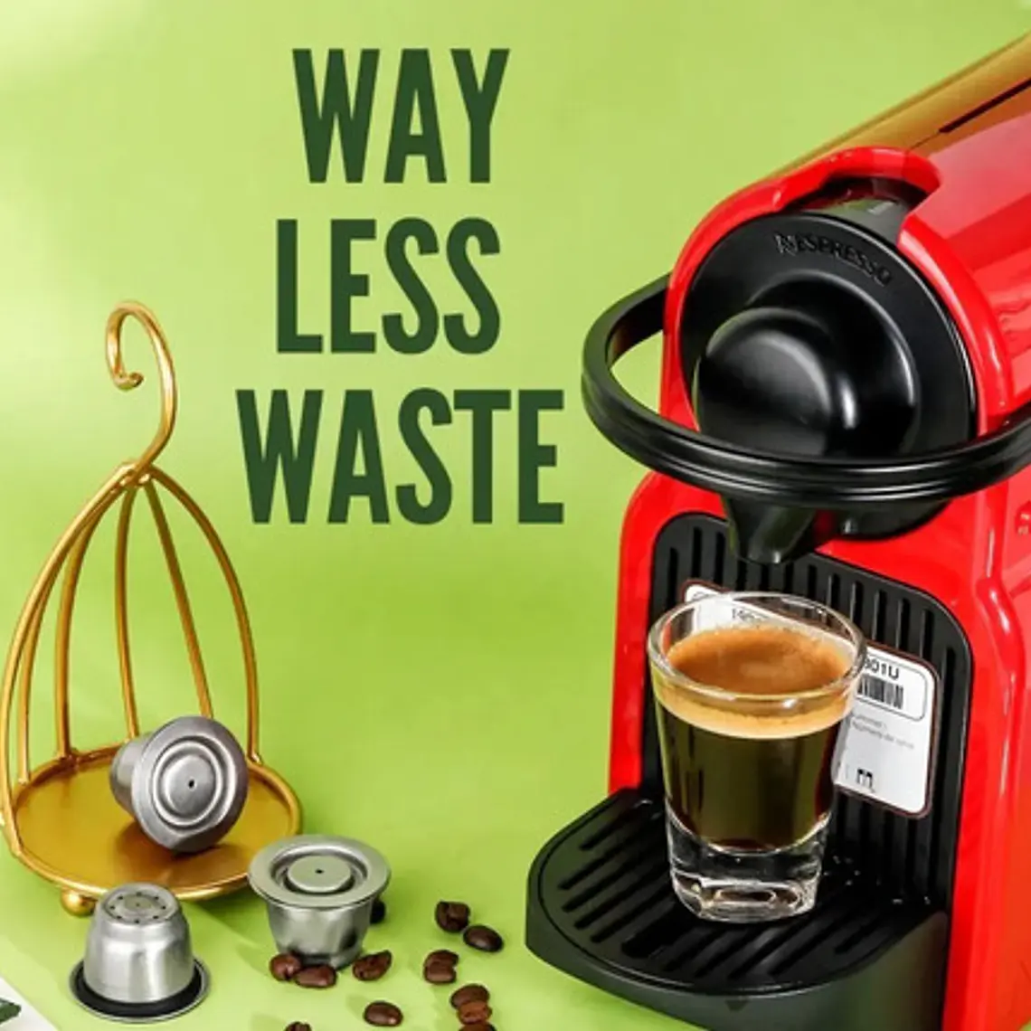 Cápsulas Reutilizables Acero Para Nespresso Pacard 7
