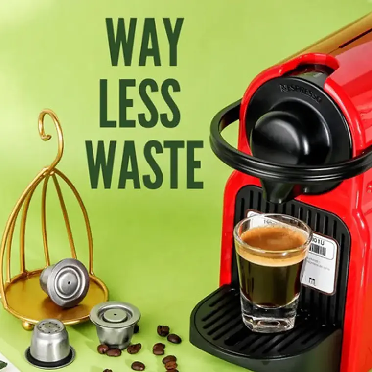 Cápsulas Reutilizables Acero Para Nespresso Pacard 7