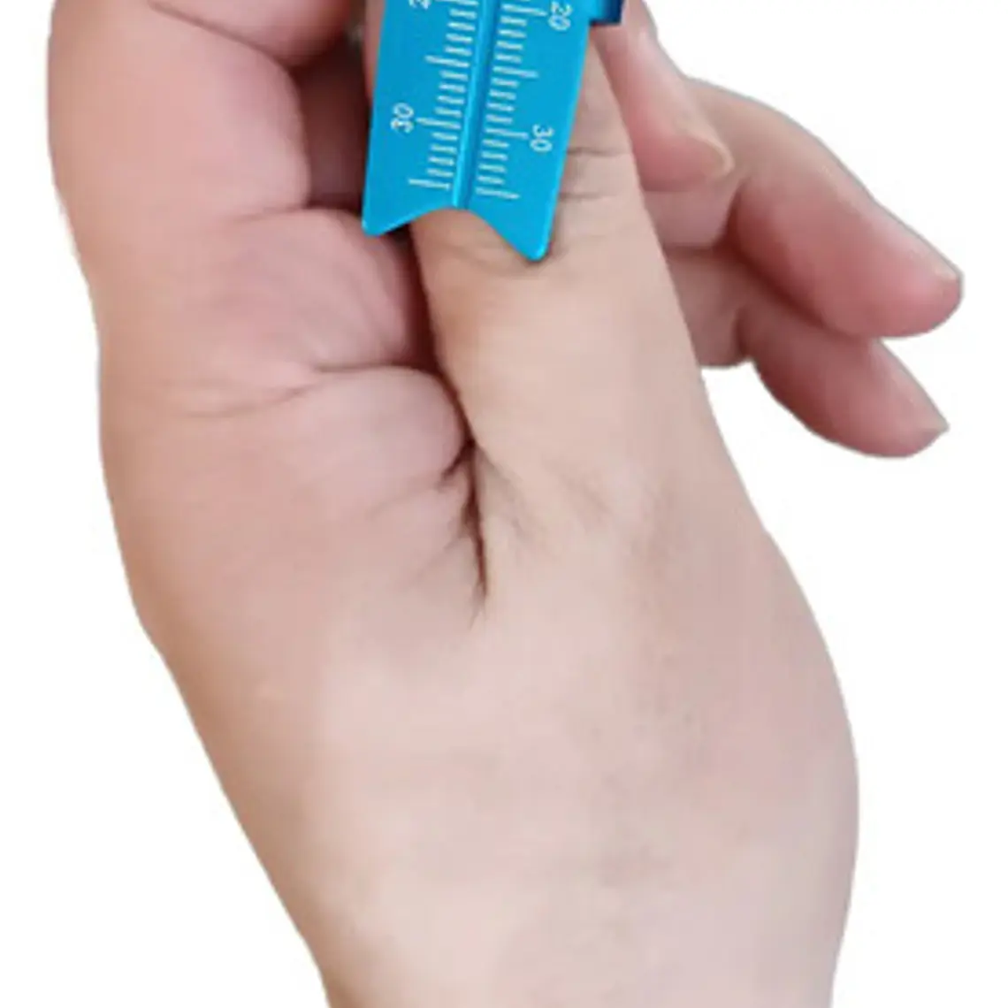 Regla Milimetrada Para Endodoncia Autoclavable Santiago Color Celeste 1