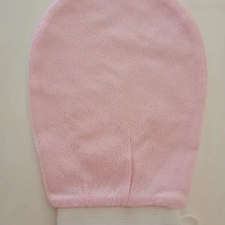 Guante Exfoliador Ducha Spa Colores Calidad Unidad Color Rosa Claro 2
