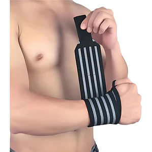 Muñequera Ortopedica Gym Protección Calidad Confort Color Gris Oscuro Talle Universal