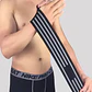 Muñequera Ortopedica Gym Protección Calidad Confort Color Gris Oscuro Talle Universal - Miniatura 2