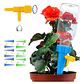 Pack De 12 Goteros Para Riego Por Goteo De Plantas | Estacas Ajustables Mixtas Azul Verde - Miniatura 1