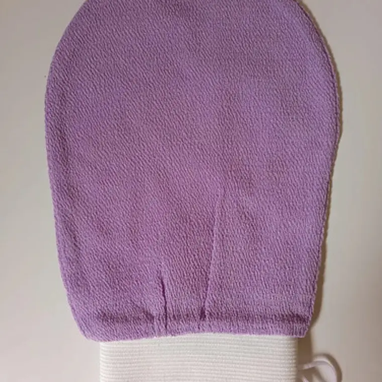 Guante Exfoliante Para Ducha Pacard Morado Claro Reutilizable 2