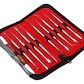 Set Espátulas Tallado Dental Laboratorio 10u Estuche Stgo Rojo - Miniatura 1