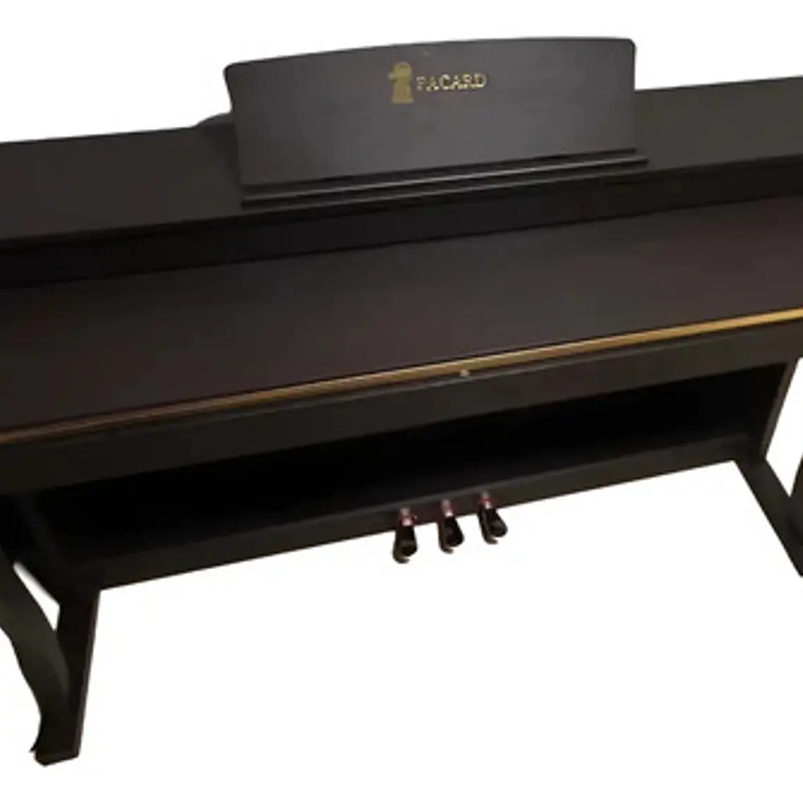 Piano Digital Pacard Realista 88 Teclas Madera Usb Color Marrón Oscuro 1