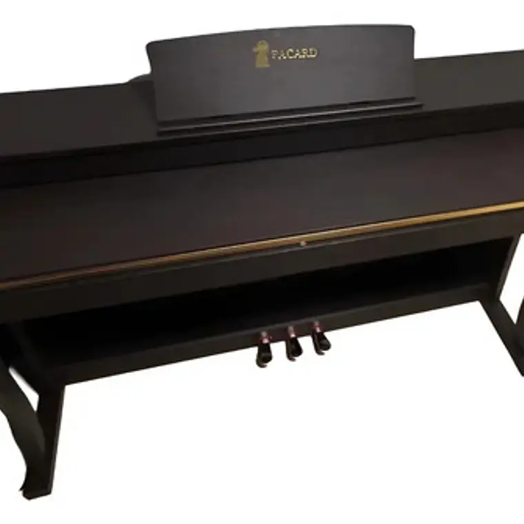 Piano Digital Pacard Realista 88 Teclas Madera Usb Color Marrón Oscuro 1