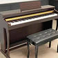 Piano Digital Pacard Realista 88 Teclas Madera Usb Color Marrón Oscuro - Miniatura 4