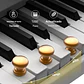 Piano Digital Pacard Realista 88 Teclas Madera Usb Color Marrón Oscuro - Miniatura 5