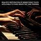 Piano Digital Pacard Realista 88 Teclas Madera Usb Color Marrón Oscuro - Miniatura 6