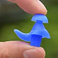 Tapones De Silicona Para Oídos Mejor Sellado Natación Cajita Color Azul - Miniatura 2
