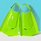 Aletas Natación Cortas Para Entrenamiento Silicona Resistent Color Azul Talle De Las Patas De Rana Número 38-39 - Miniatura 6