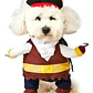 Disfraz Halloween Pirata Para Perro Gato Con Sombrero Y Capa Color Talla L - Miniatura 2
