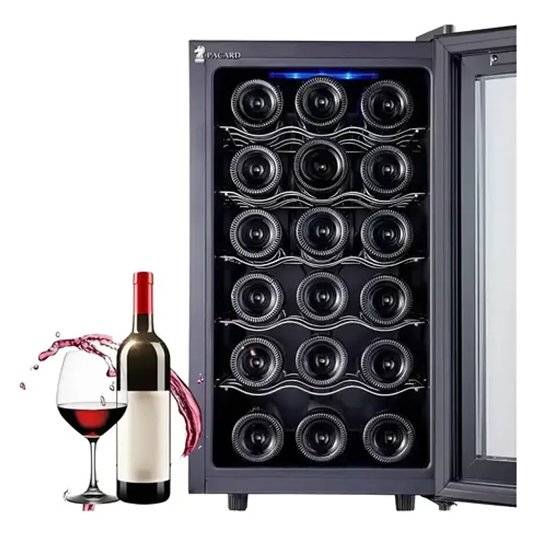 Cava Vino Termoeléctrica 18 Botellas Panel Pacard 1