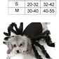 Disfraz Perro Gato Diseño Araña Halloween Y Risas Tamaños Color Talla M - Miniatura 4