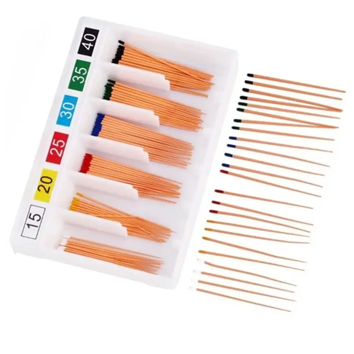 Conos De Gutapercha Para Endodoncia. 1 Cajita De 120u Stgo. 3